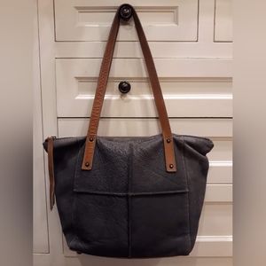 Leather Artisan TrueLu Leatherworks Handcrafted Tumbled Pebble Tote Purse